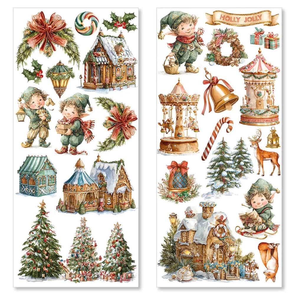 Art stickers 5 - pack - The Jolly Elfs - 3 - Ciao Bella - Tidformera