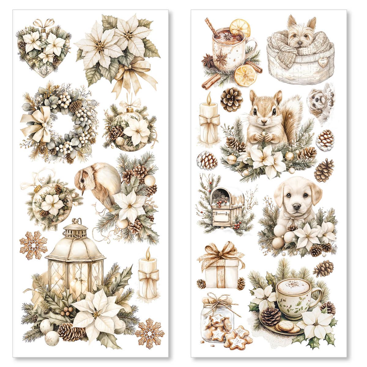 Art stickers 5 - pack - Winter Season - 4 - Ciao Bella - Tidformera