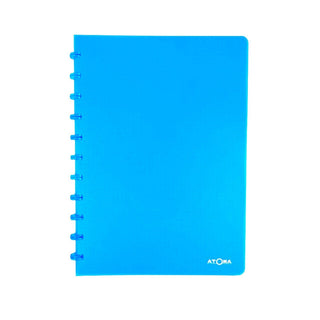Turkos anteckningsbok med ringar. Atoma Notebook A4 Dot - Turkos - från Atoma - Tidformera