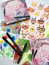 BahKadisch Reversed Coloring Cards - 5 - BahKadisch - Tidformera