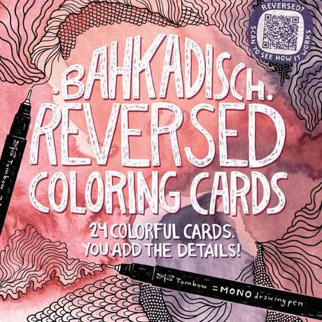 BahKadisch Reversed Coloring Cards - 1 - BahKadisch - Tidformera