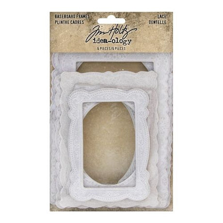 Baseboard Frames Lace - 1 - Tim Holtz - Tidformera