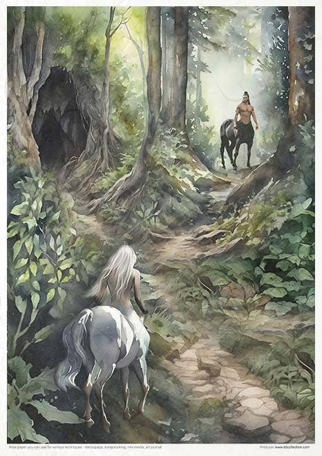 Rice paper set - A4 - Mysterious creatures