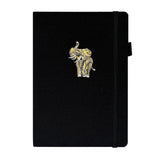 Black Out Journal A5 160 GSM - Golden elephant - Paper24 - Tidformera