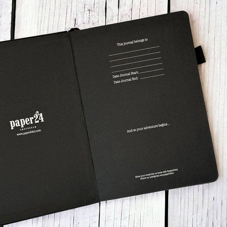 Black Out Journal A5 160 GSM - Romantic ladder - 4 - Paper24 - Tidformera