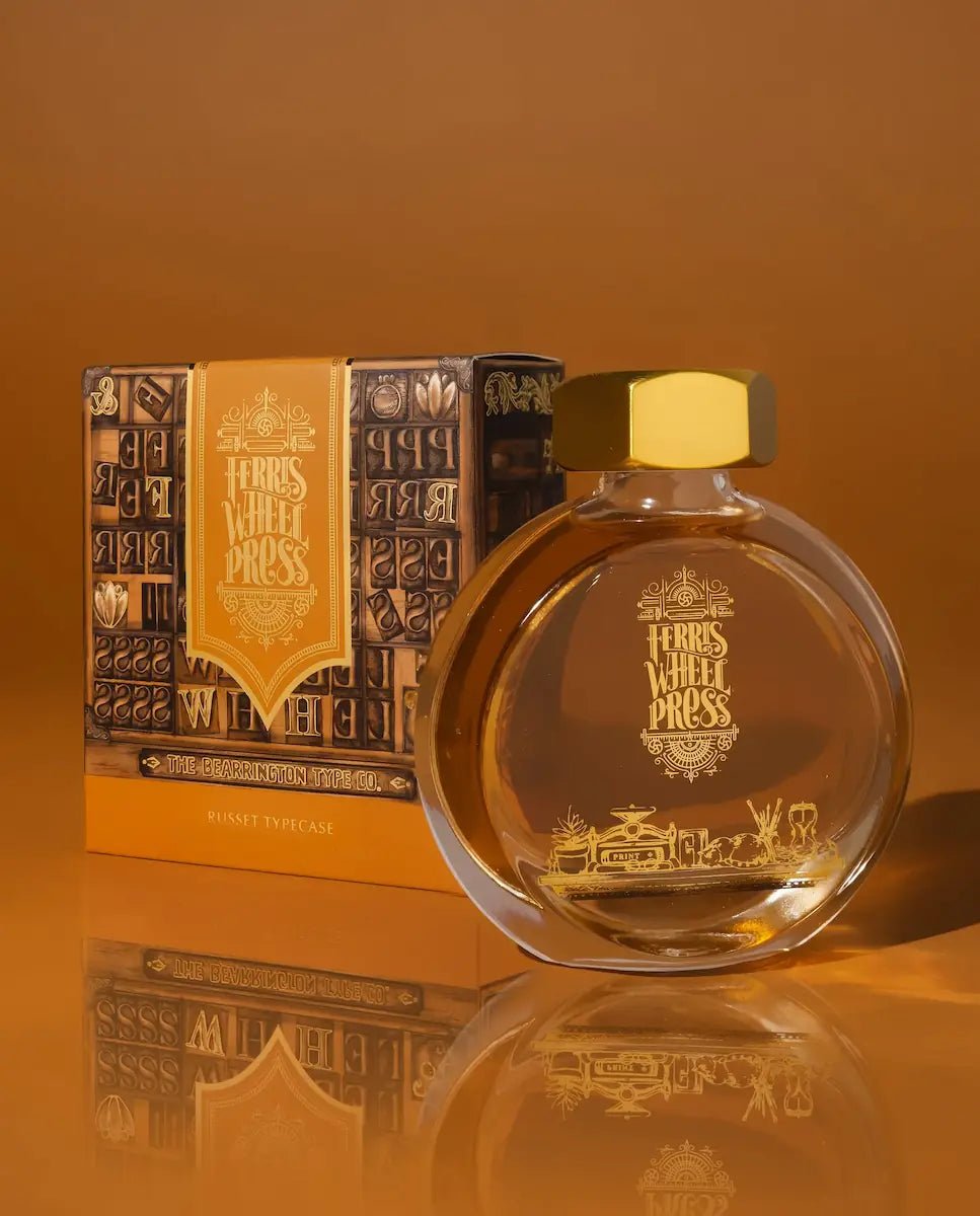 Bläckflaska 38 ml - Russet Typecase - 5 - Ferris Wheel Press - Tidformera