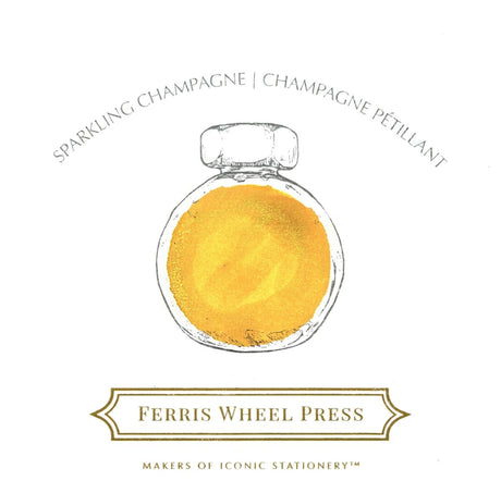 Bläckflaska 38 ml - Sparkling Champagne - Ferris Wheel Press - Tidformera