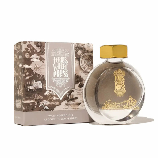 Bläckflaska 38 ml - Wayfinders Slate - 1 - Ferris Wheel Press - Tidformera
