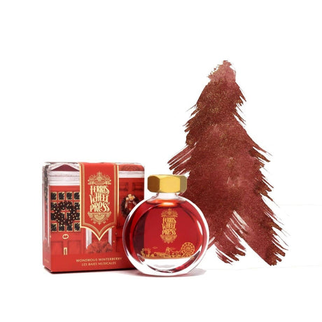 Bläckflaska 38 ml - Wondrous Winterberry - 4 - Ferris Wheel Press - Tidformera