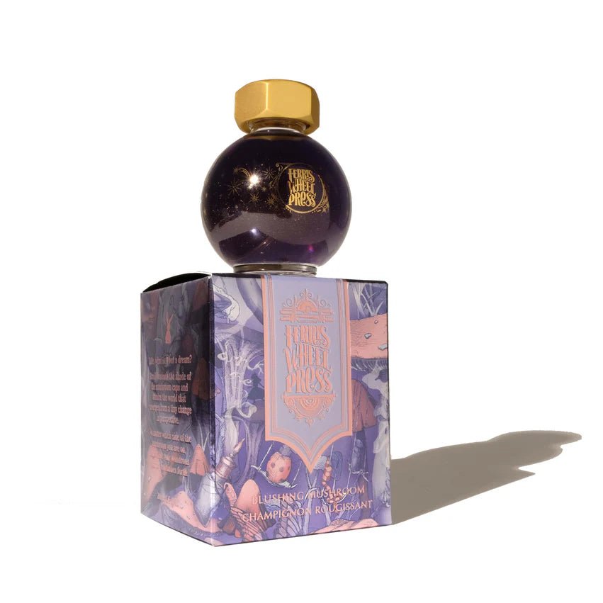 Bläckflaska FerriTales 20 ml - Down the Rabbit Hole - Blushing Mushroom - 1 - Ferris Wheel Press - Tidformera
