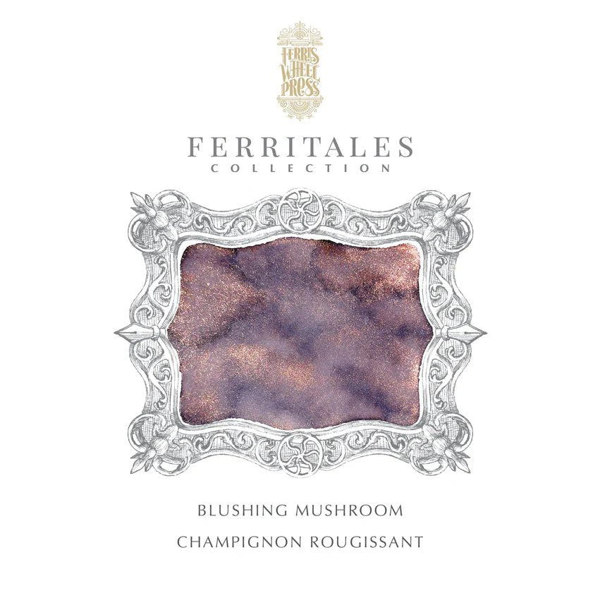 Bläckflaska FerriTales 20 ml - Down the Rabbit Hole - Blushing Mushroom - 2 - Ferris Wheel Press - Tidformera