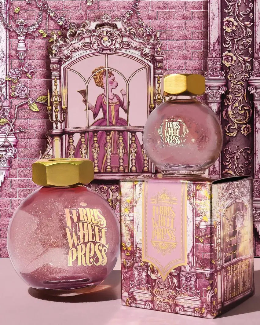 Bläckflaska FerriTales 20 ml - The Beauty and the Beast - Billowing Blush - 8 - Ferris Wheel Press - Tidformera