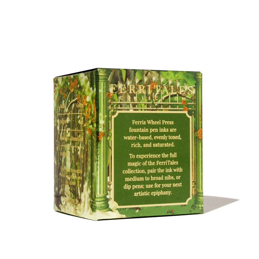 Bläckflaska FerriTales 20 ml - The Beauty and the Beast - Emerald Gardens - 5 - Ferris Wheel Press - Tidformera