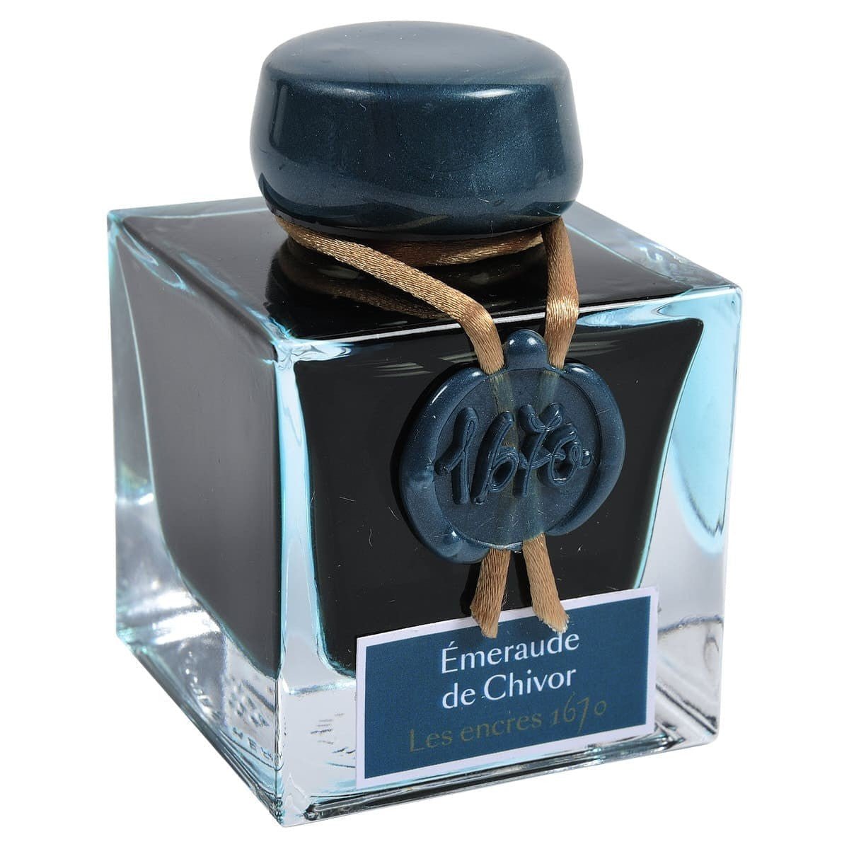 Bläckflaska J. HERBIN INK 50 ml - Flacon 1670 Emeraude de Chivor - Herbin - Tidformera