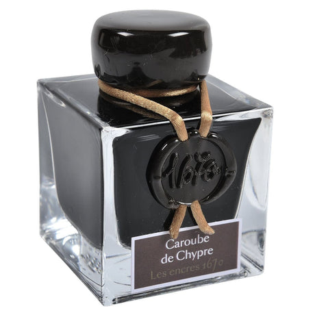 Bläckflaska J. HERBIN INK 50 ml - Flacon 1670 Caroube d Chypre - 1 - Herbin - Tidformera