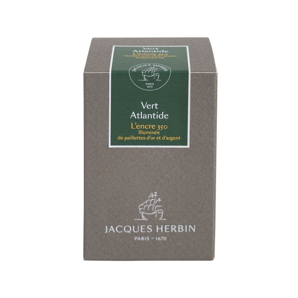 Bläckflaska J. HERBIN INK 50 ml - Vert Atlantide - Herbin - Tidformera