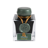 Bläckflaska J. HERBIN INK 50 ml - Vert Atlantide - Mörgrönt bläck från Herbin i glasflaska - Tidformera