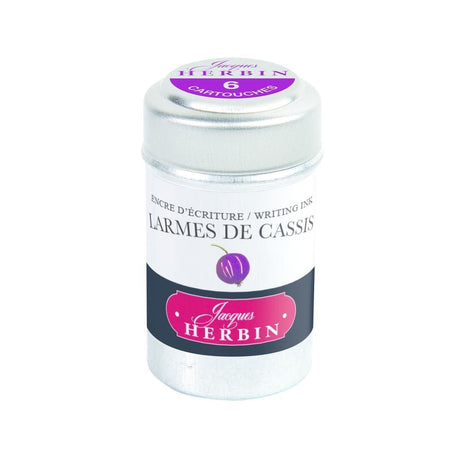 Bläckpatron 6 - pack - Larmes de cassis - 1 - Herbin - Tidformera