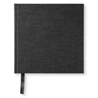 Blank Book 18,5 x 18,5 - Transparent Black från Paperstyle - Svart anteckningsbok - Tidformera