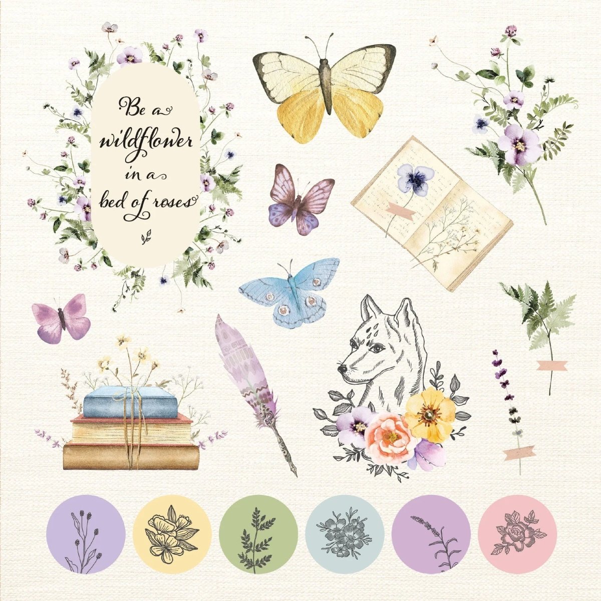 Boho Dreams Sticker book - 10 - Peter Pauper Press - Tidformera