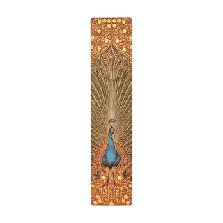 Bokmärke Paperblanks - Hafiz's Peacocks från Paperblanks med en påfågel på  - Tidformera