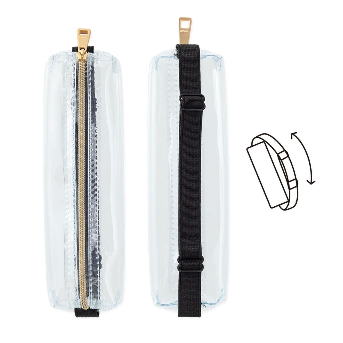 Book band Pen case Clear type - Transparent - Midori - Tidformera