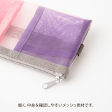 Book band Pen case Mesh type Pink - Midori - Tidformera