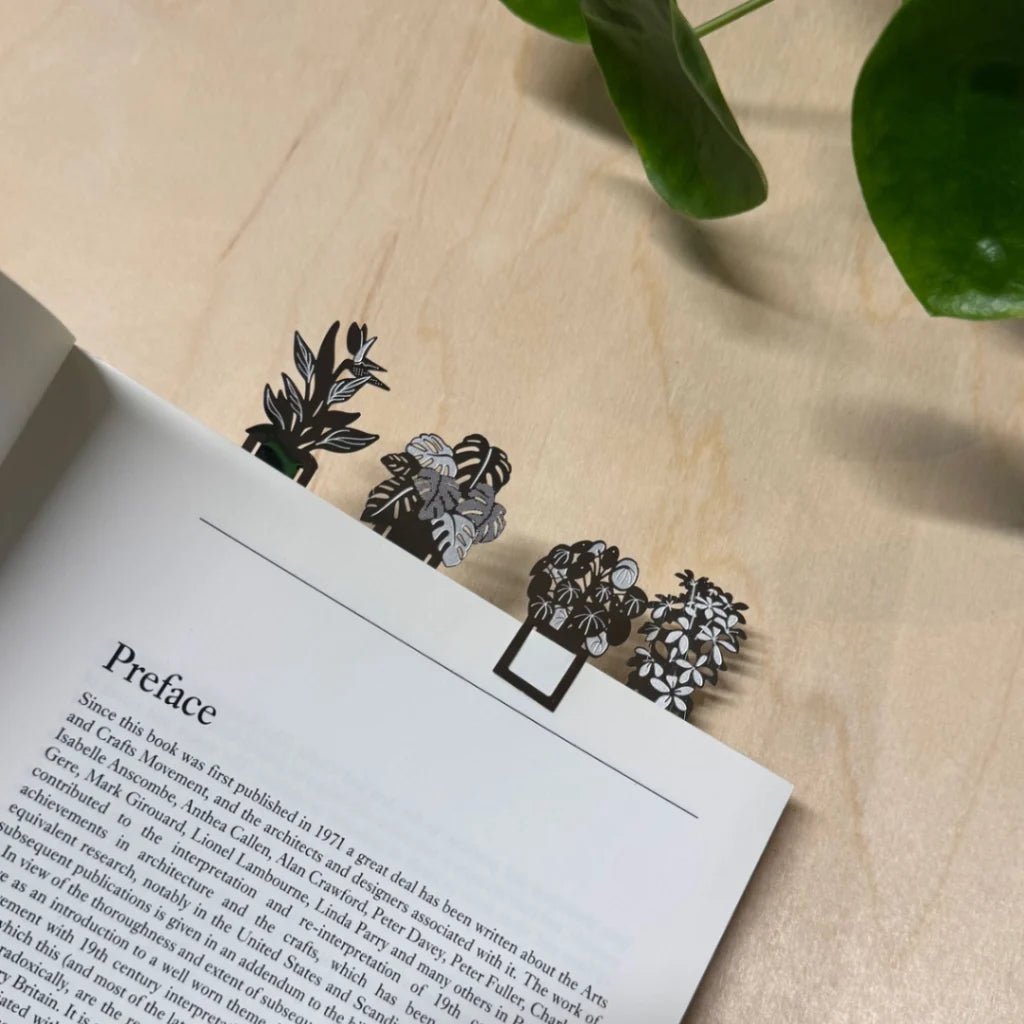 Bookmarks Page Markers - Houseplant - 3 - Another Studio UK - Tidformera