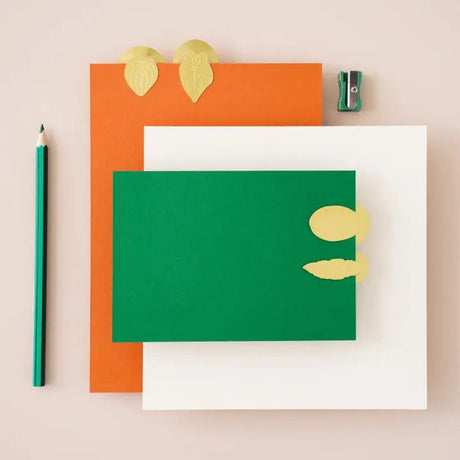 Bookmarks Page Markers Leaf - Brass - 1 - Another Studio UK - Tidformera