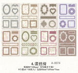 Border Story Series - Sticky note stickers - Lace affection - 2 - Other - Tidformera