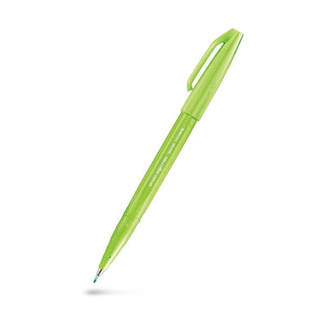 Brush Sign Pen - Light green - Pentel - Tidformera