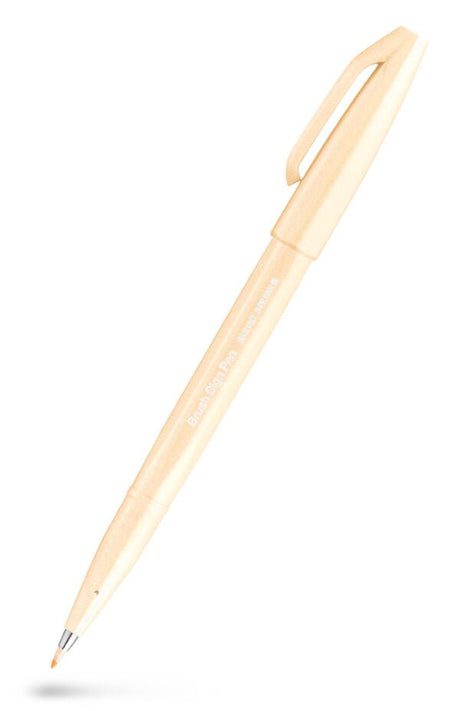 Brush Sign Pen - Pale Orange - 1 - Pentel - Tidformera