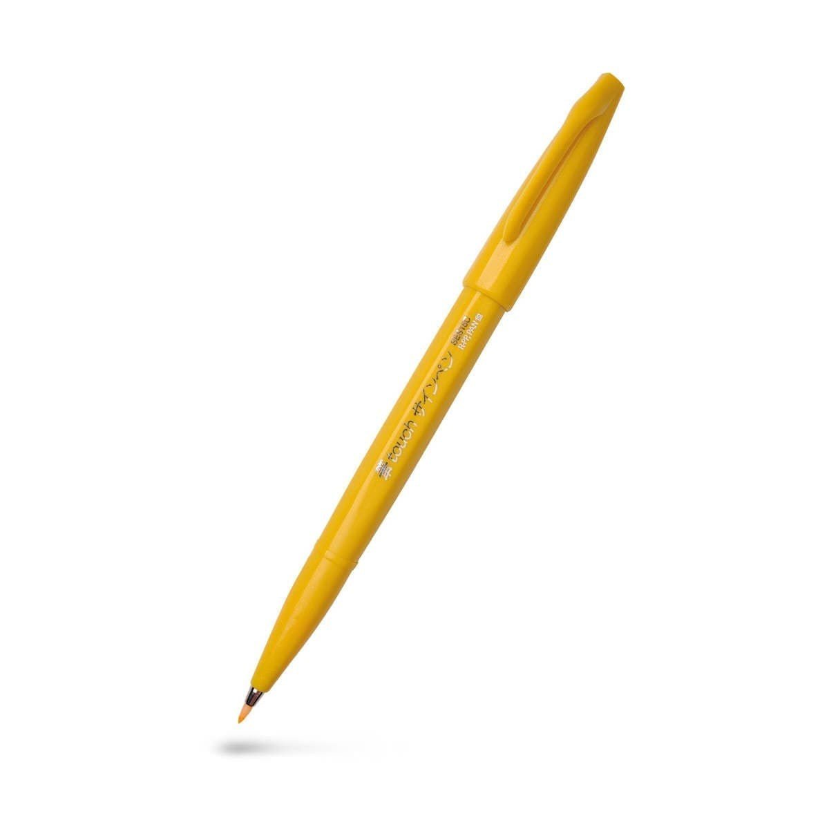 Brush Sign Pen - Yellow - Pentel - Tidformera