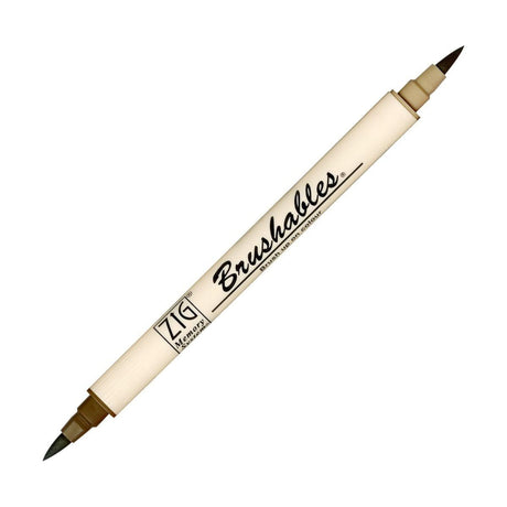 Brushables Brush pen 4 - pack - Brown - 2 - ZIG Kuretake - Tidformera