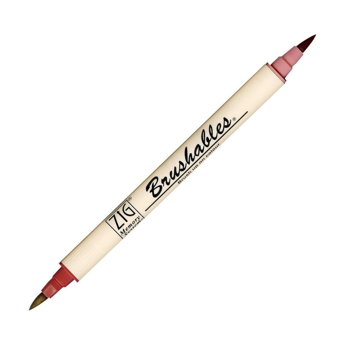 Brushables Brush pen 4-pack - Red - ZIG Kuretake - Tidformera