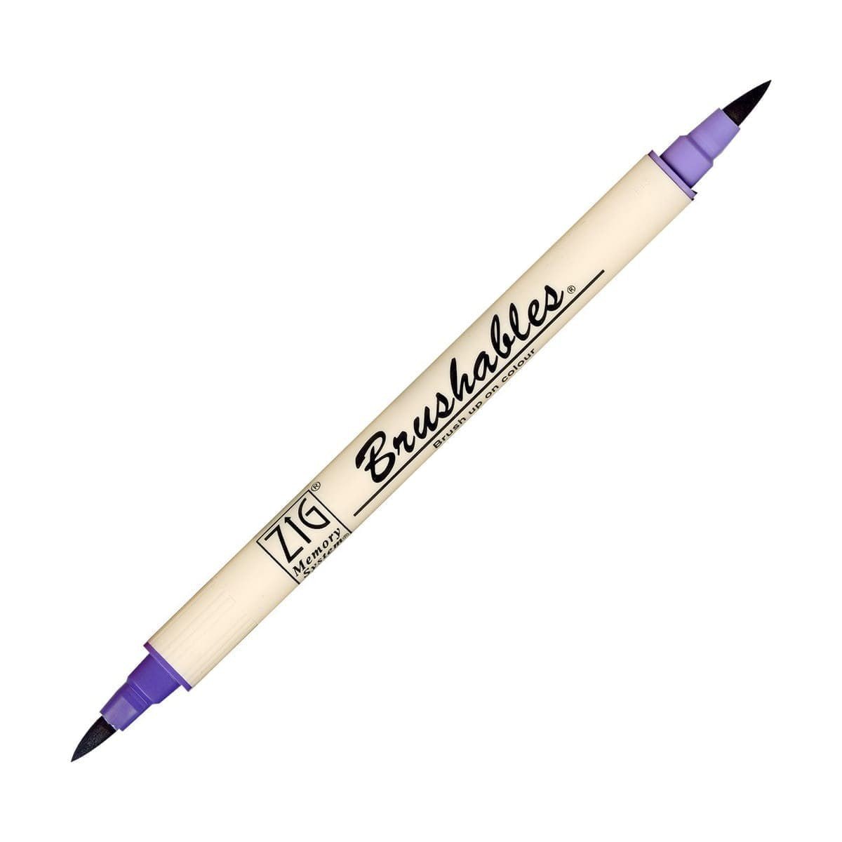 Brushables Brush pen 4-pack - Violet - ZIG Kuretake - Tidformera