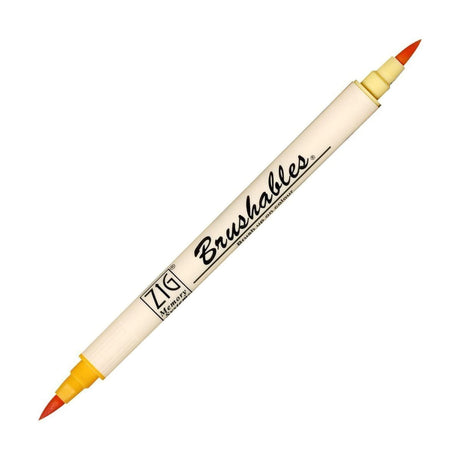 Brushables Brush pen 6 - pack - Bright - 3 - ZIG Kuretake - Tidformera