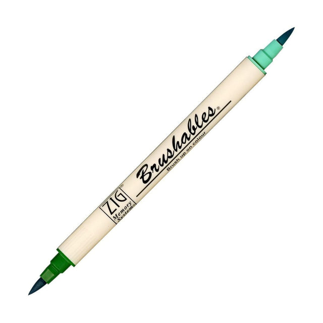 Brushables Brush pen Penselpennor - 040 Pure Green - ZIG Kuretake - Tidformera