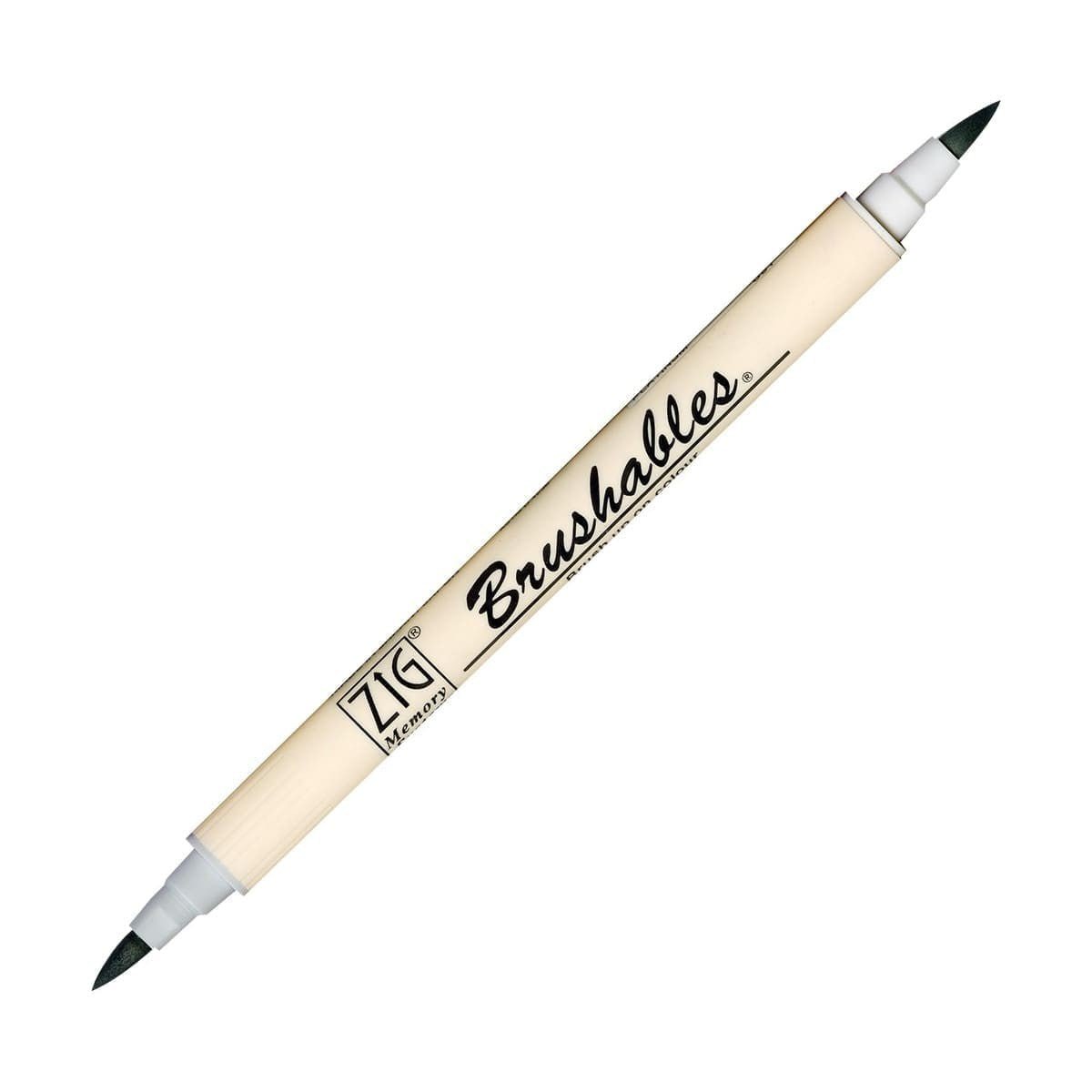 Brushables Brush pen Penselpennor - 091 Platinum - ZIG Kuretake - Tidformera