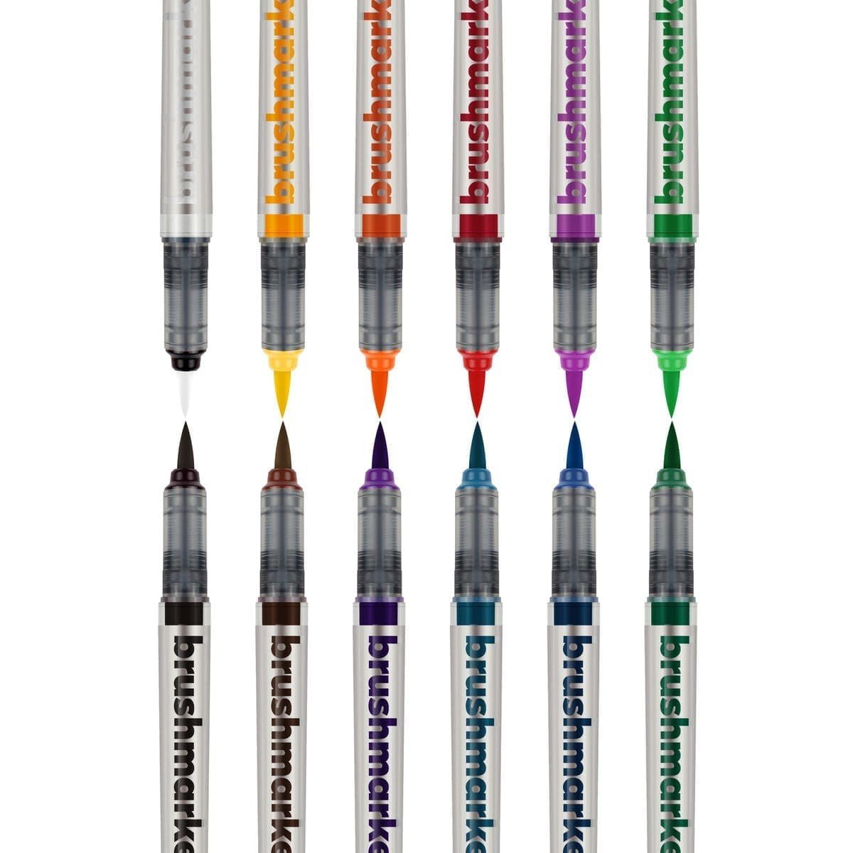 Brushmarker PRO 12 - pack - 11 Basic colors + blender - 1 - Karin - Tidformera