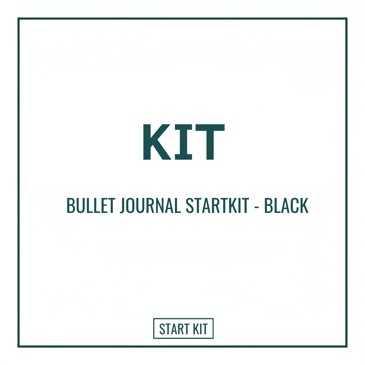 Bullet Journal Startkit - Black - 1 - Tidformera - Tidformera