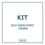 Bullet Journal Startkit - Turquoise - 1 - Tidformera - Tidformera