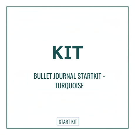Bullet Journal Startkit - Turquoise - 1 - Tidformera - Tidformera