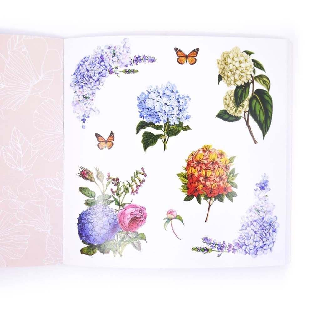 Bunches of Botanicals Sticker book - 4 - Peter Pauper Press - Tidformera