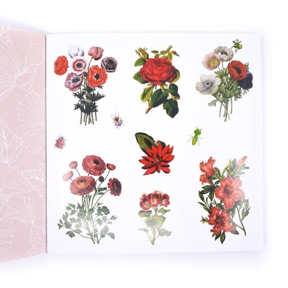 Bunches of Botanicals Sticker book - 3 - Peter Pauper Press - Tidformera