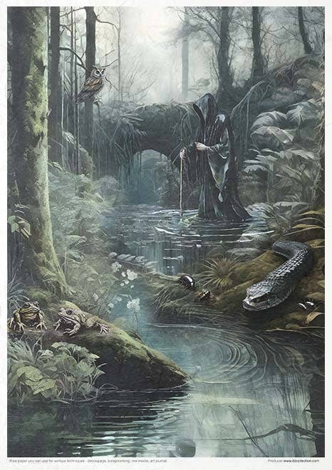 Rice paper set - A4 - Mysterious creatures