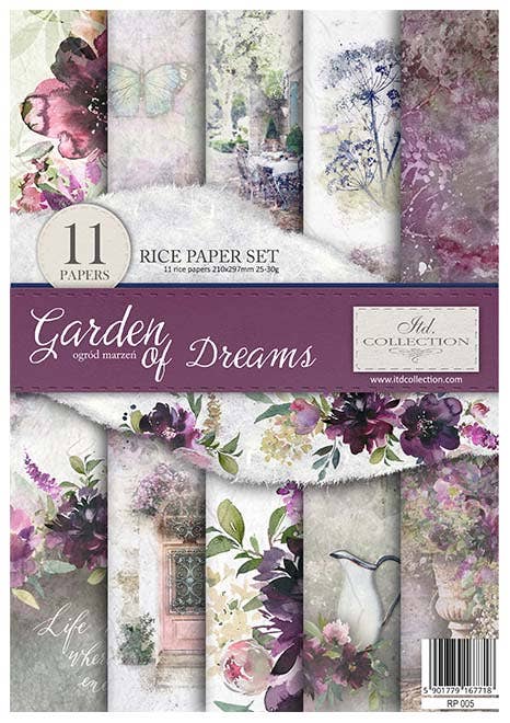 Rice paper set - A4 - Garden of Dreams
