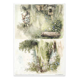 Rice paper set - A4 - Cottage in the Country