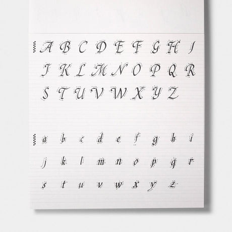 Calligraphy Guide sheets - 3 - Tools To Liveby - Tidformera