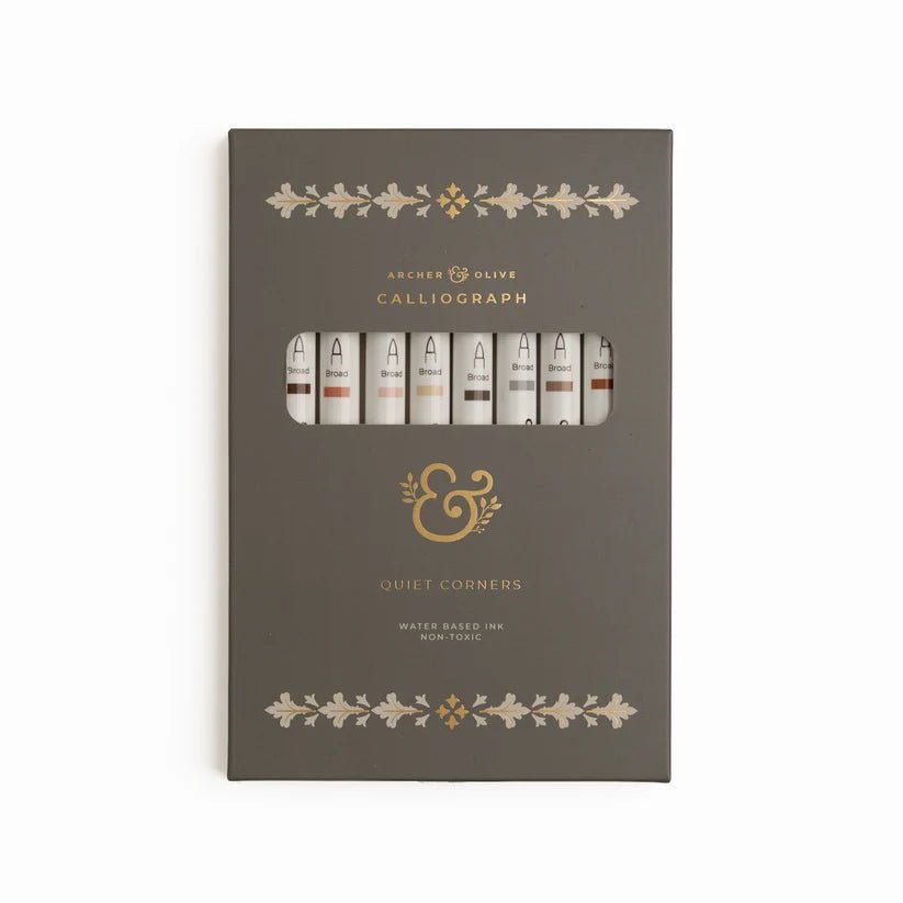 Calliographs - 10-pack - Quiet Corners - 3 - Archer & Olive - Tidformera